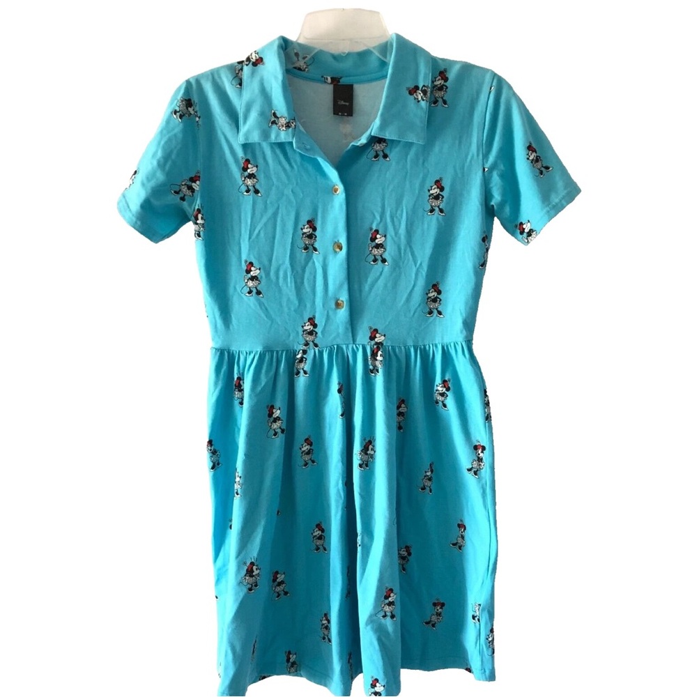 Cakeworthty Button-Up Dress Minnie Mouse Print SIZE XL